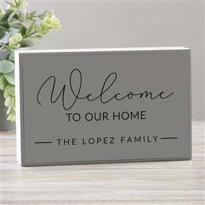 Entryway Collection Personalized Rectangle Shelf Block - 40869-R