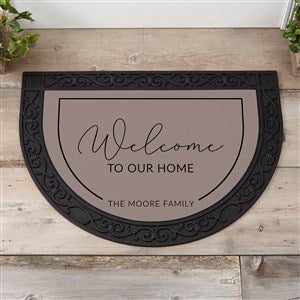 Entryway Collection Personalized Half Round Doormat - 40882