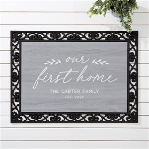 Our First Home Personalized Doormat- 18x27 - 40887