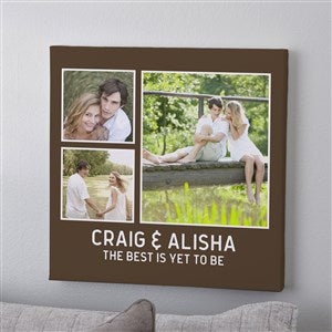 Photo Perfect 3 Personalized Photo Canvas Print - 12" x 12" - 40894-12x12