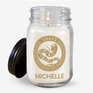 Lunar New Year Personalized Farmhouse Candle Jar - 40905