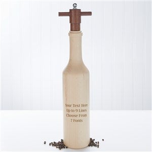 Engraved Message Maple Pepper Mill - 40999