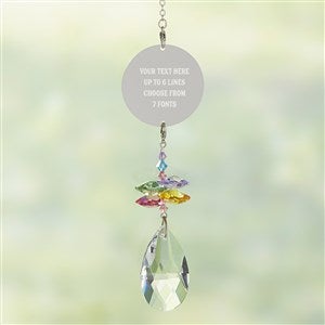 Engraved Message Rainbow Suncatcher- Pastel - 41012-P