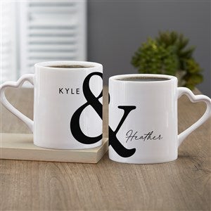 Clear Glass Coffee Mugs - Personalized - Forever Wedding Favors