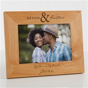 You & I Forever Personalized Horizontal Frame - 5 x 7 - 41060-MH