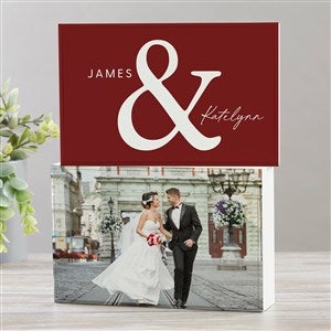 You & I Forever Personalized Double Shelf Block Decoration - Set of 2 - 41061