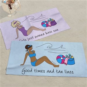 philoSophies® Summer Personalized 30x60 Beach Towel - 41116-S