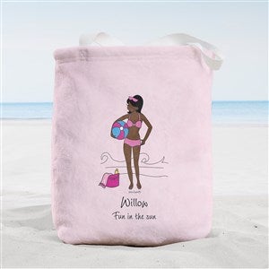 philoSophies® Summer Personalized Terry Cloth Beach Bag- Small - 41117-S