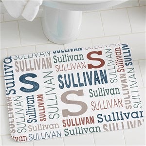 Repeating Name Personalized Foam Bath Mat - 41143