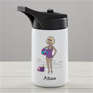 philoSophies® Summer Personalize Double-Wall Insulated 12.5 oz Water Bottle - 41152-S