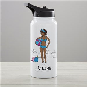 philoSophies® Summer Personalized Double-Wall Insulated 32 oz Water Bottle - 41152-L