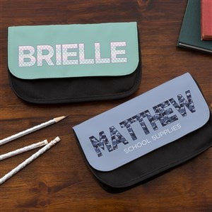 Pop Pattern Personalized Pencil Case - 41156