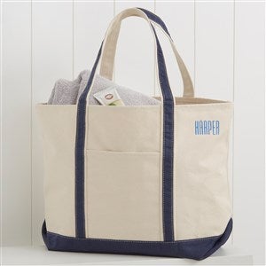 The Classic Weekender Personalized Tote Bag - Navy - 41226-B