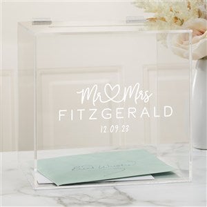 Infinite Love Personalized Acrylic Card Box - 41237
