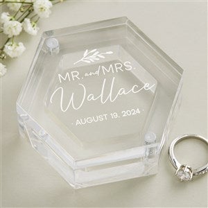 Natural Love Personalized Acrylic Ring Box - 41245