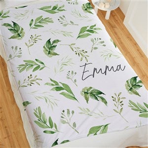 Botanical Baby Personalized 50x60 Lightweight Fleece Blanket - 41270-LF