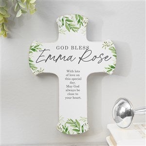 Botanical Baby Personalized Wall Cross - Small - 41277-S