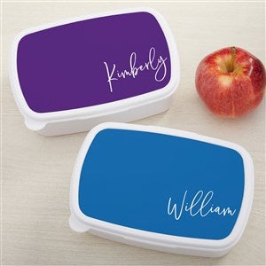 Trendy Script Personalized Lunch Box - 41305