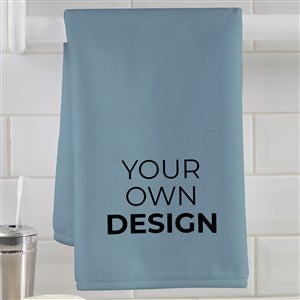 Design Your Own Personalized Hand Towel- Slate Blue - 41318-SB