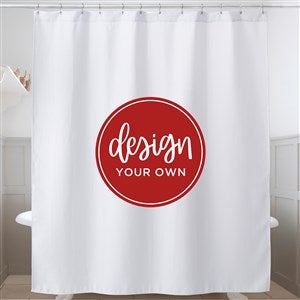Design Your Own Personalized Shower Curtain- White - 41320-W