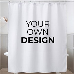 Design Your Own Personalized Shower Curtain - White - 41320-W