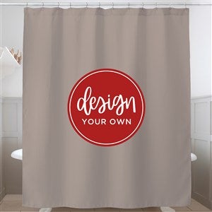 Design Your Own Personalized Shower Curtain- Tan - 41320-T