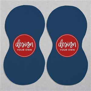 Design Your Own Personalized Burp Cloths - Set of 2- Navy Blue - 41345-NB