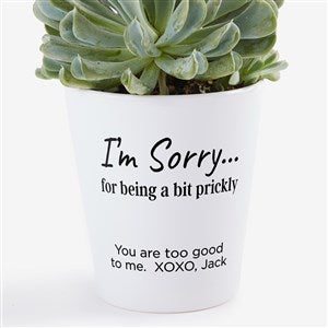 Im Sorry… Personalized Mini Flower Pot - 41374