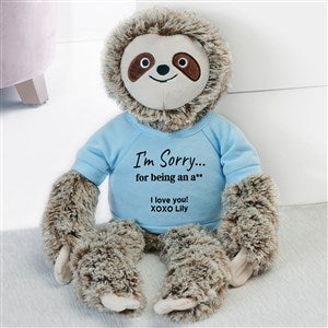 Im Sorry… Personalized Plush Sloth - 41377