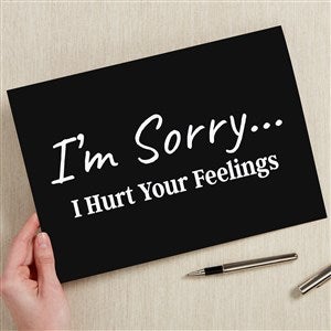Im Sorry… Personalized Oversized Greeting Card - 41382