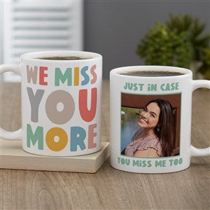I Miss You Personalized Coffee Mug 11 oz.- White - 41389-S