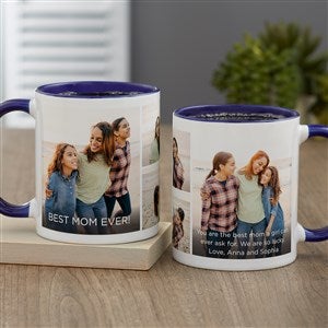 Photo Expression For Her Personalized Photo Coffee Mug - Blue - 41401-BL
