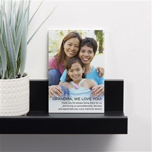 Photo Expression For Her Personalized Glass Photo Prints - Vertical 4x6 - 41407V-4x6