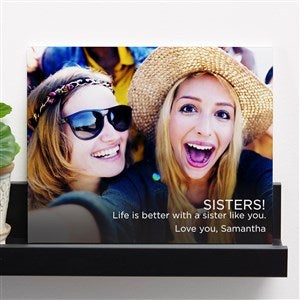Photo Expression For Her Personalized Glass Photo Prints - Horizontal 8x10 - 41407H-8x10