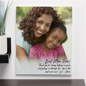 Photo Expression For Her Personalized Glass Photo Prints - Vertical 8x10 - 41407V-8x10