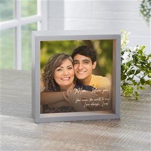 Photo Expression For Her Personalized LED Light Shadow Box- 6"x 6" - 41410-6x6