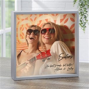 Photo Expression For Her Personalized LED Light Shadow Box- 10"x10" - 41410-10x10
