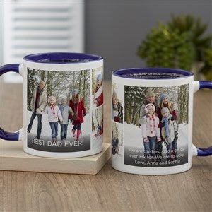 Photo Expression For Him Personalized Coffee Mug 11 oz.- Blue - 41415-BL