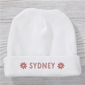 Retro Daisy Personalized Baby Hat - 41448