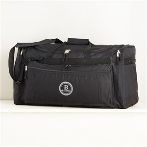 Gentlemans Seal Embroidered Duffel Bag - Black - 41450