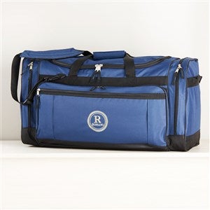 Gentleman's Seal Embroidered Duffel Bag - Navy - 41450-NY