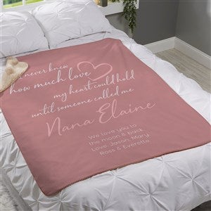 Grandparents Love Personalized 50x60 Sherpa Blanket - 41459-S