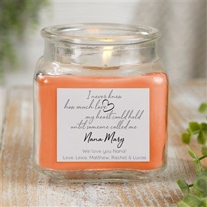 Grandparent Love Personalized 10 oz. Pumpkin Spice Candle Jar - 41462-10WC