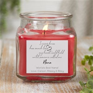 Grandparent Love Personalized 10 oz. Cinnamon Spice Candle Jar - 41462-10CS