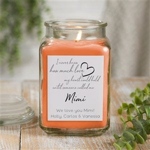 Grandparent Love Personalized 18 oz. Pumpkin Spice Candle Jar - 41462-18WC