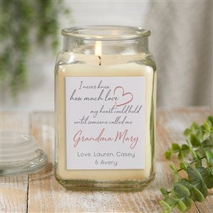Grandparent Love Personalized 18 oz. Vanilla Candle Jar - 41462-18VB