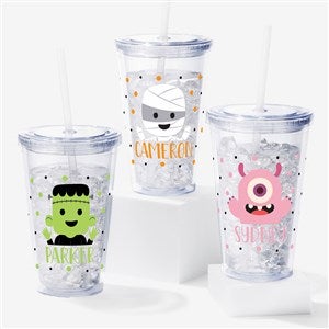 Trick or Treat Halloween Character Personalized 17 oz. Insulated Acrylic Tumbler - 41510
