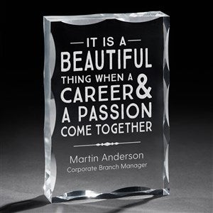 Professional  Passionate Engraved Keepsake - 41527
