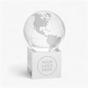 Personalized Logo Glass Globe Award - 41547
