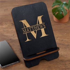 Namely Yours Personalized Wooden Phone Stand - Black - 41556-BLK